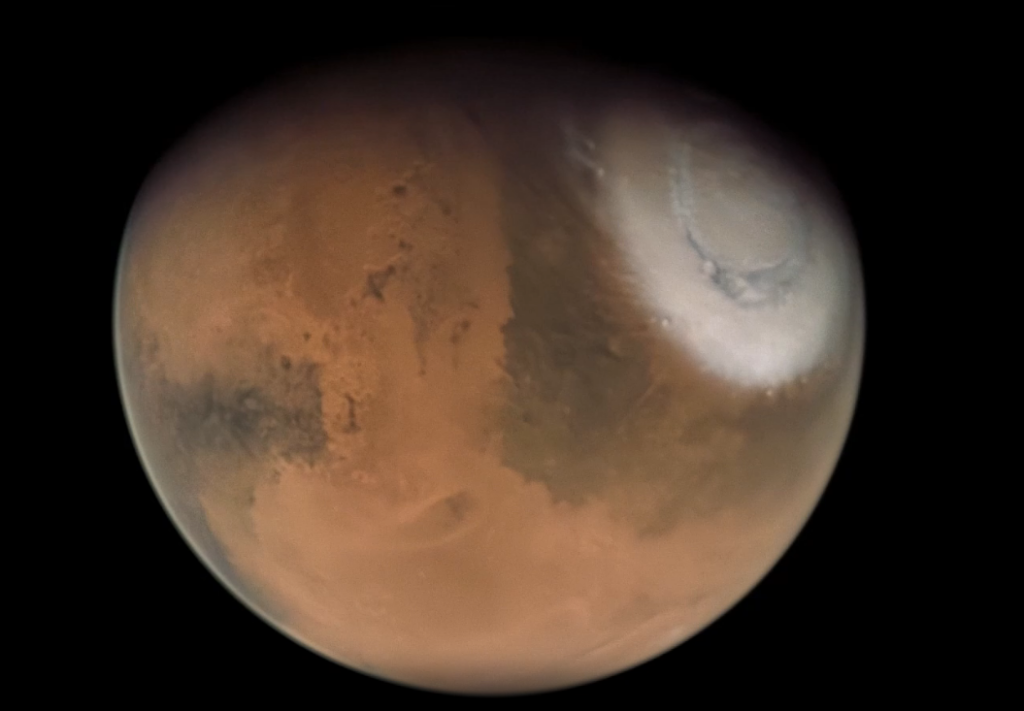 The North Pole of Mars (Photo: NASA)