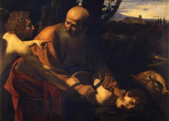 Issac's Sacrifice. Detail. Caravaggio. 1603. Oil painting (Photo: historia-arte.com)