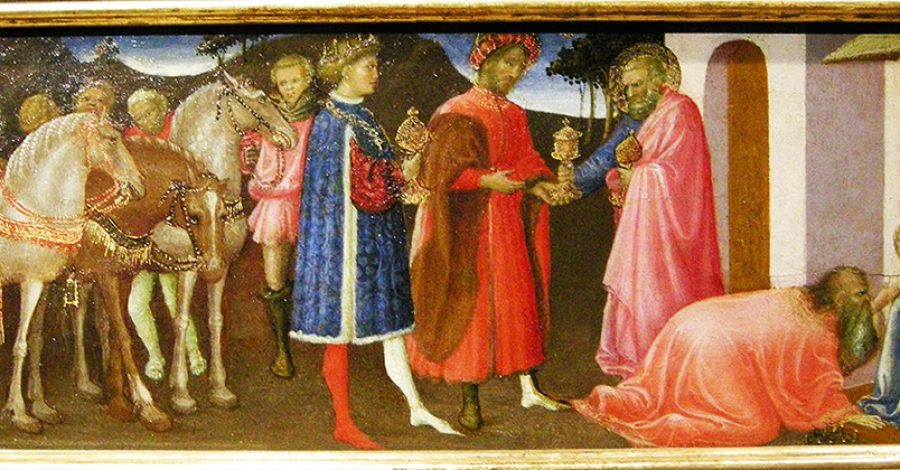 The adoration of the Magi. Giovanni Francesco Toscani. Date: between 1420 and 1430. (Photo: Wikimedia Commons)