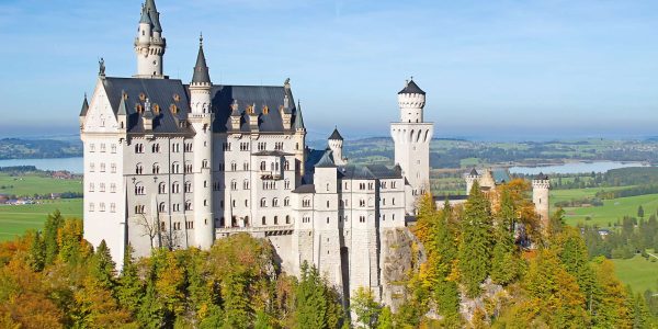Neuschwanstein Castel Casts Modern Fair Tales