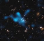 The Birth of A Very Distant Cluster of Galaxies from the Early Universe