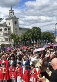 On May 17, the Georgian Orthodox Church celebrated the Day of “Family Purity and Respect for Parents” with gatherings across Georgia, including in the capital Tbilisi.  (Photo: Civil.ge )