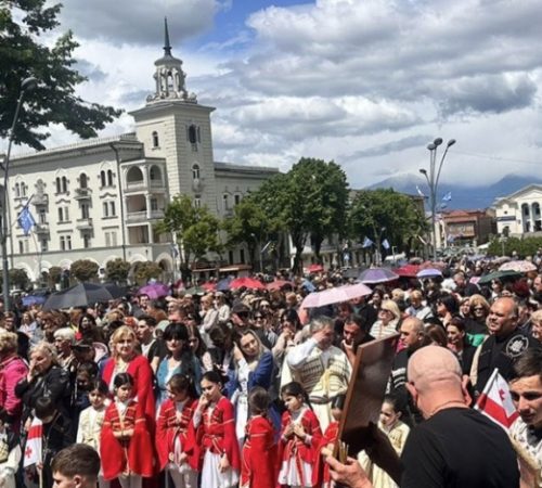 On May 17, the Georgian Orthodox Church celebrated the Day of “Family Purity and Respect for Parents” with gatherings across Georgia, including in the capital Tbilisi.  (Photo: Civil.ge )