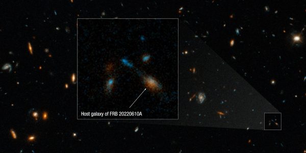Hubble photographs home of farthest fast radio burst. (Photo: NASA, ESA, STScI, Alexa Gordon (Universidad Northwestern))
