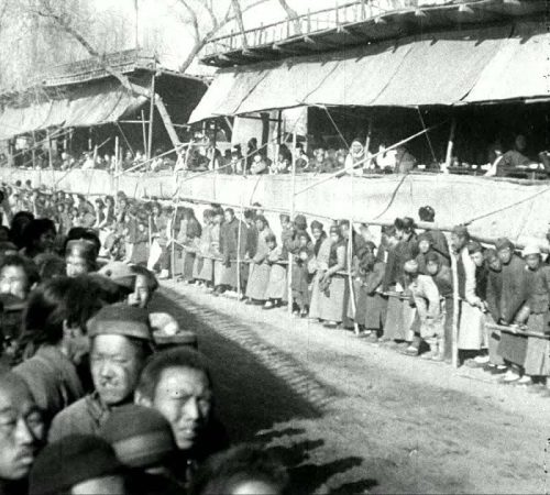 Daily Street Life in China in the Early 20th Century.