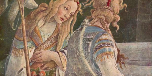 Sandro Botticelli, The Trials and Calling of Moses, 1481-82, fresco, 348,5 x 558 cm, Cappella Sistina, Vatican. (Photo: travelingintuscany.com)
