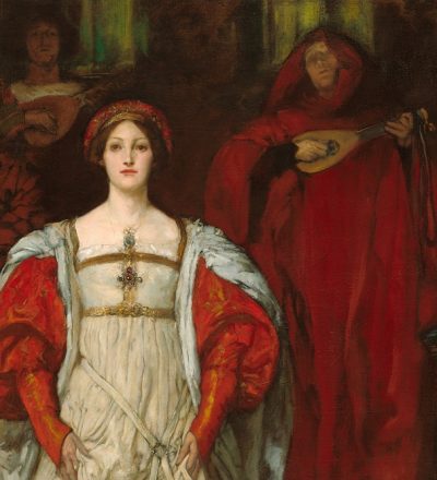 Deatail: "Who Is Sylvia? What Is She, That All the Swains Commend Her?". Edwin Austin Abbey (Photo: The National Gallery)