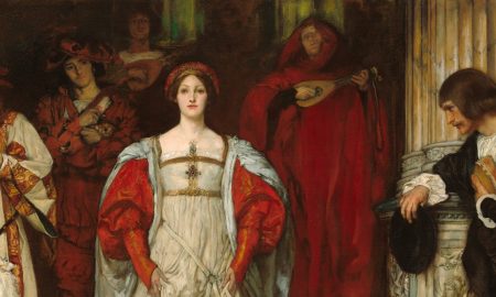 Deatail: "Who Is Sylvia? What Is She, That All the Swains Commend Her?". Edwin Austin Abbey (Photo: The National Gallery)