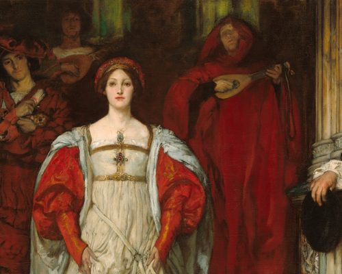 Deatail: "Who Is Sylvia? What Is She, That All the Swains Commend Her?". Edwin Austin Abbey (Photo: The National Gallery)