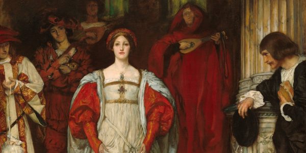 Deatail: "Who Is Sylvia? What Is She, That All the Swains Commend Her?". Edwin Austin Abbey (Photo: The National Gallery)